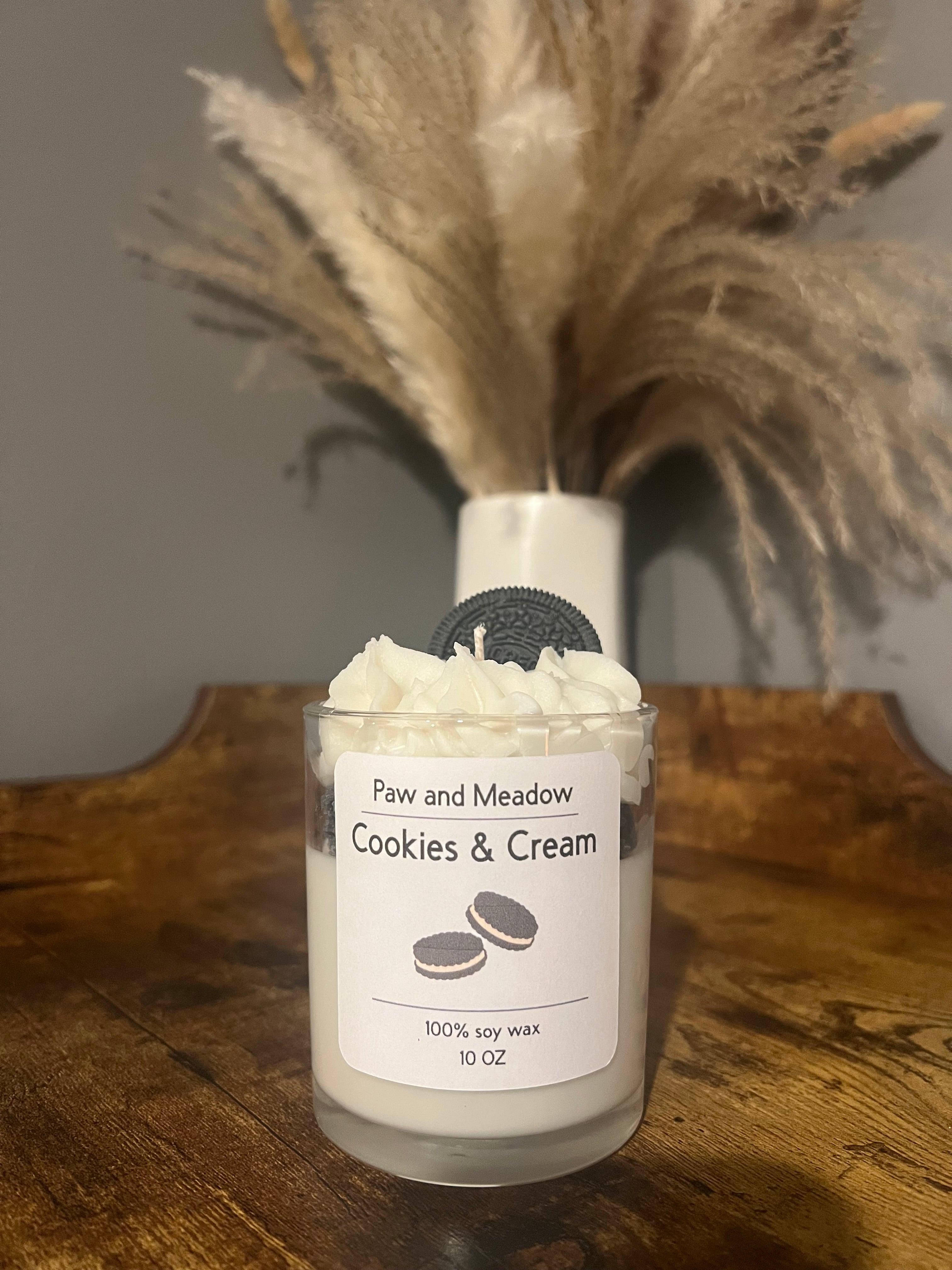 Cookies & Cream 10 oz soy candle