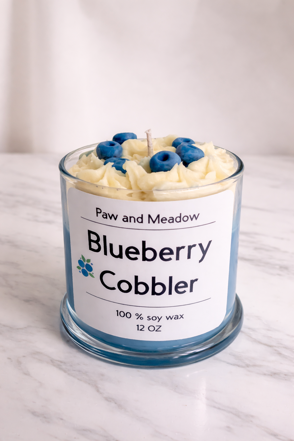 Blueberry Cobbler 12 oz soy candle